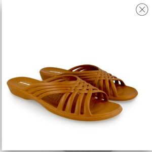 Okabashi Brown Slide Sandals